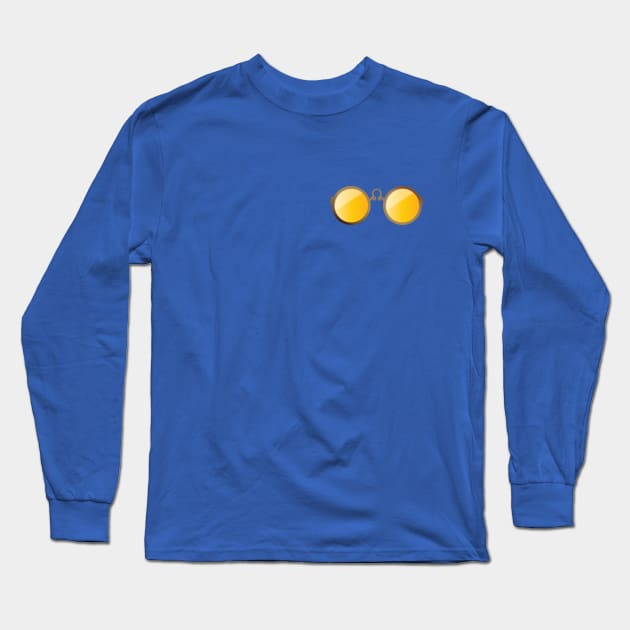 Blue Eye Samurai Mizu's Tinted Glasses Long Sleeve T-Shirt by Yue